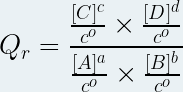 reaction quotient