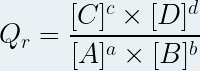 reaction quotient